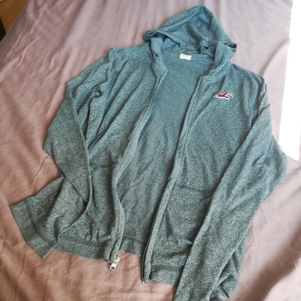 Sold! Mens Hollister Casual Zip Hoodie - Picture 2 of 3